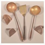 Lot of Antique Wrought Iron Utensils.