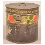 19th Century Toleware Canister.