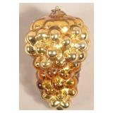 Antique German Amber Cluster of Grapes Kugel.