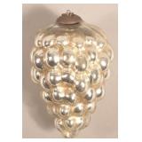 Antique German Silver Glass Cluster of Grapes Kuge