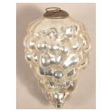 Antique German Silver Glass Cluster of Grapes Kuge