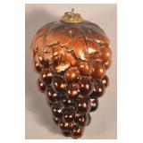 Antique German Copper Glass Cluster of Grapes Kuge
