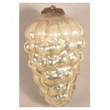 Antique German Silver Glass Cluster of Grapes Kuge