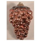 Antique German Copper Glass Cluster of Grapes Kuge
