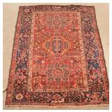 Vintage Center Medallion Pattern Area Rug.