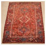 Antique/Vintage Geometric Pattern Oriental Area Ru