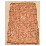 Antique/Vintage Geometric Pattern Oriental Area Ru