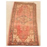 Antique/Vintage Geometric Pattern Oriental Area Ru