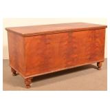 Antique PA Grain Decorated Softwood Blanket Chest.