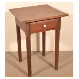 PA Federal Walnut One Drawer Stand.