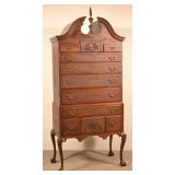 Centennial Chippendale Walnut Highboy.