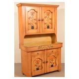 Antique Softwood Cupboard Top Drysink.