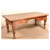 Walnut Period Style Desk.