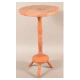 Early 19th Century Mixed Wood Pedestal Candlestand