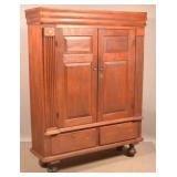 Late 18th Century Architectural Gumwood Kas.