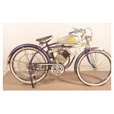 Vintage Whizzer Motor Bike Kit on a Road Master Bi