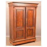 Victorian Mixed Wood Wardrobe.