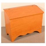 Antique Grain Painted Softwood Feed Chest.