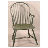 Pennsylvania Windsor Hoop Back Armchair.