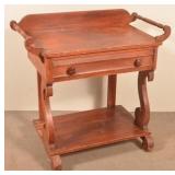 Empire Grain Paint Decorated Washstand.