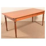 Pennsylvania Sheraton Softwood Harvest Table.