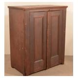 19th Century Softwood Milk Cupboard.