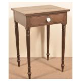 Pennsylvania Sheraton Softwood One Drawer Stand.