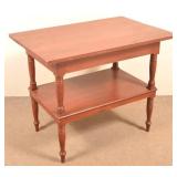 Pennsylvania Sheraton Mixed Wood Work Table.