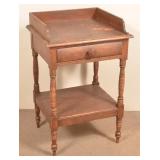 Pennsylvania Sheraton Softwood One Drawer Stand.