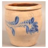 Unsigned Shenfelder 1 Gallon Stoneware Crock.