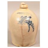 Cowden & Wilcox One Gallon Stoneware Jug.