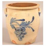 Cowden & Wilcox Two Gallon Stoneware Crock.