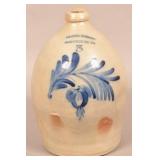 Cowden & Wilcox Three Gallon Stoneware Jug.