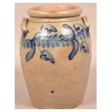 Unsigned Three Gallon Stoneware Jar.