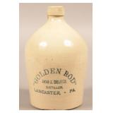 Jacob F. Sheaffer Quart Size Stoneware Jug.