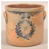 Samuel Irvine One Gallon Stoneware Crock.