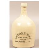 Jacob F. Sheaffer Quart Size High-neck Stoneware J