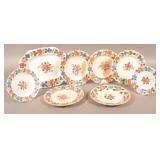 Eight Pieces of Matching Staffordshire China.