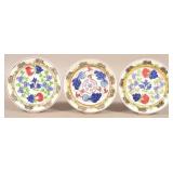 Three Rabbitware Stick Spatter Ironstone China Pla