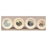 4 Decorated Ironstone China Child