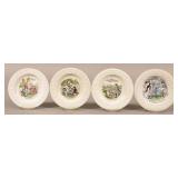 4 Decorated Ironstone China Child