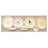 Lot of Various Stick Spatter Ironstone China.