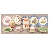Lot of Miscellaneous Decorated China.