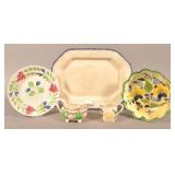 Group of Leeds and Staffordshire China.