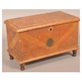 PA Sponge Dec. Softwood Miniature Blanket Chest.