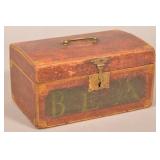 19th Century Paint Decorated Softwood Trinket Ches