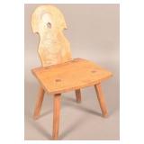 Rare PA 18th Century Maple Child