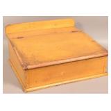 Comb Grain Painted Softwood Table Top Desk.