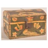 19th Century Dome-Lid Trinket Chest.