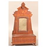 Inlaid Miniature Bureau Box, "For My Niece".